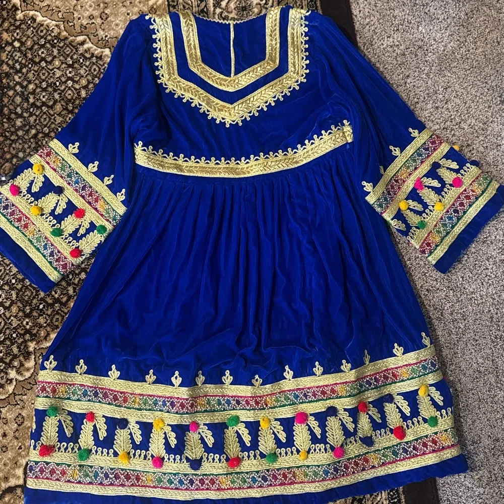 Hand made embroidered vintage coat/chapan - Picture 3 of 7